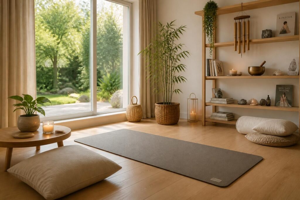 découvrez comment aménager un coin détente ou yoga à la maison pour créer un espace paisible dédié à votre bien-être et à la relaxation.