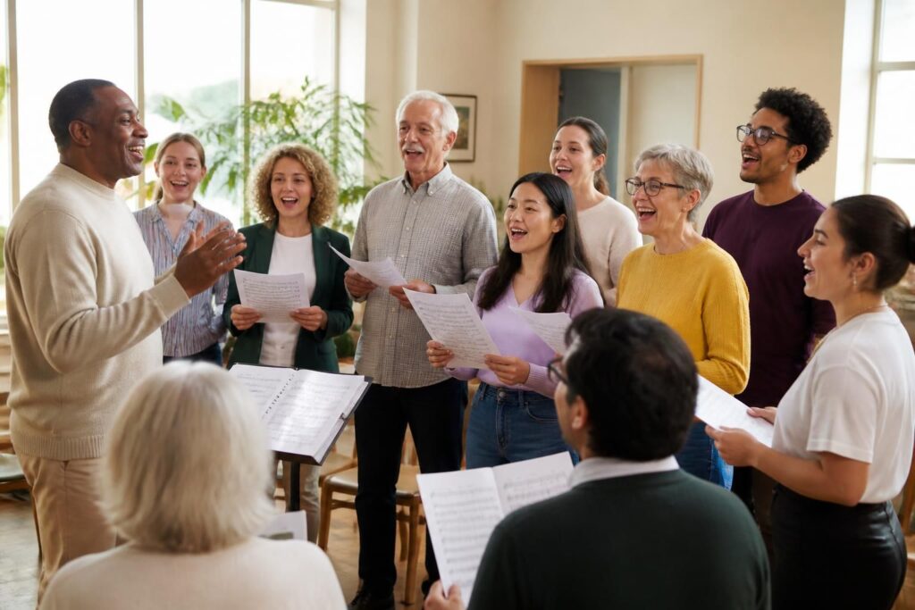 découvrez les bienfaits du chant et du travail en groupe en rejoignant une chorale ou un atelier. améliorez votre bien-être, développez vos talents et vivez des moments conviviaux au sein d'un collectif passionné.