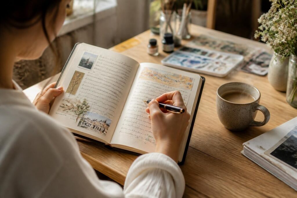 découvrez comment tenir un carnet ou un journal créatif pour stimuler votre imagination et prendre plaisir à écrire au quotidien.