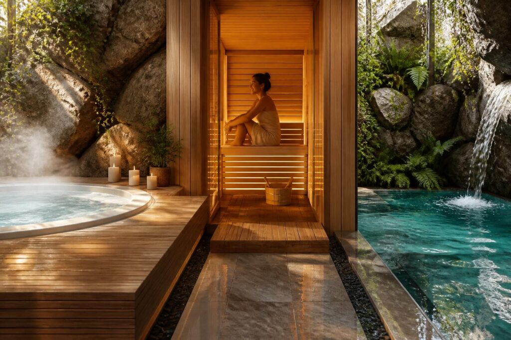 découvrez les bienfaits du bain chaud, du sauna et de l'eau froide sur votre corps et votre esprit, et comment ces pratiques peuvent améliorer votre bien-être au quotidien.