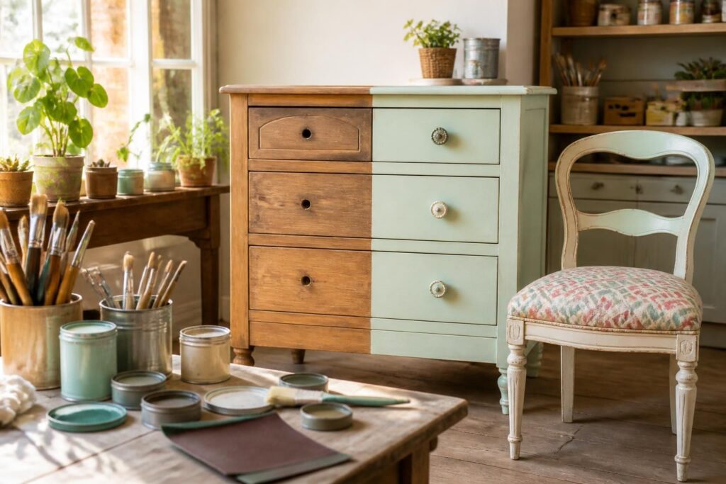 découvrez des astuces simples et créatives pour donner une seconde vie à vos meubles grâce à un relooking facile et économique.