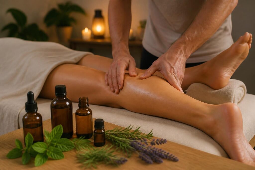 découvrez des techniques efficaces de massage pour soulager les jambes lourdes et les huiles essentielles recommandées pour améliorer la circulation et apaiser la sensation de fatigue.