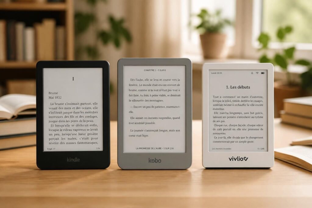 découvrez notre guide complet des liseuses 2026 : kindle, kobo, vivlio. comparez les fonctionnalités, prix et avantages pour choisir la liseuse idéale adaptée à vos besoins.