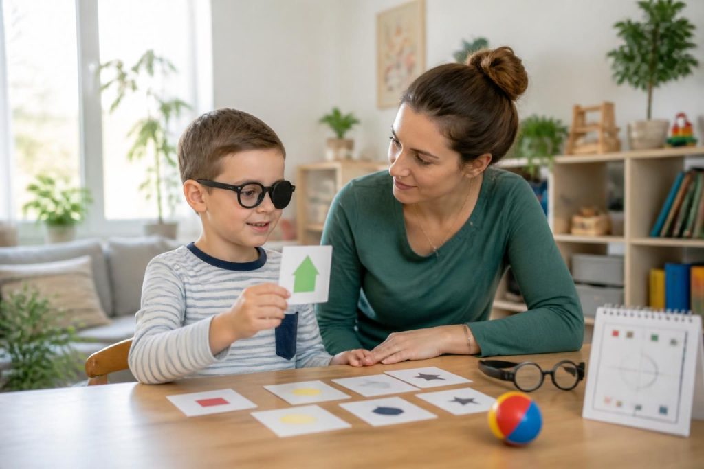 Exercice orthoptie à la maison : conseils pour accompagner votre rééducation visuelle
