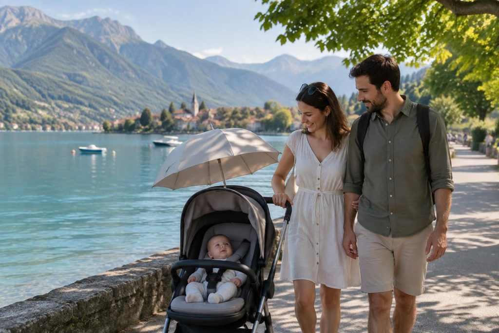 Où partir avec un bébé de 3 mois en France pour un séjour serein