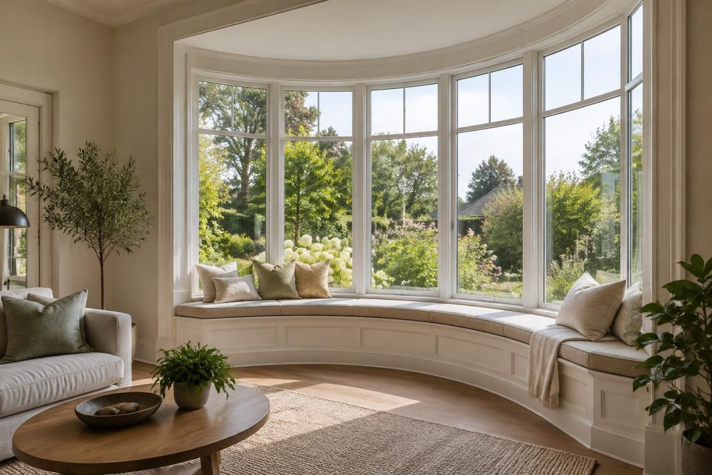 Bow-window définition et traduction : comprendre cette fenêtre cintrée