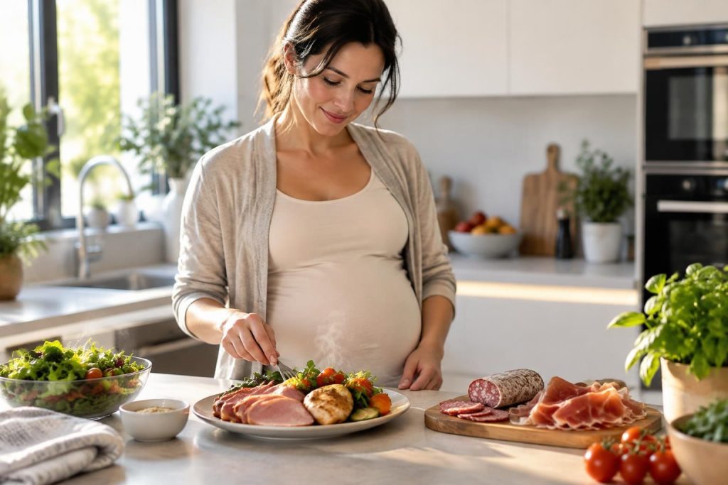 charcuterie enceinte : découvrez les risques de listériose et de toxoplasmose, les aliments autorisés pendant la grossesse et les précautions à prendre.