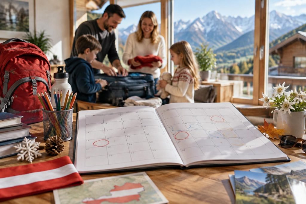 consultez le calendrier des vacances scolaires en autriche et découvrez les dates à retenir pour organiser vos voyages et votre année scolaire.